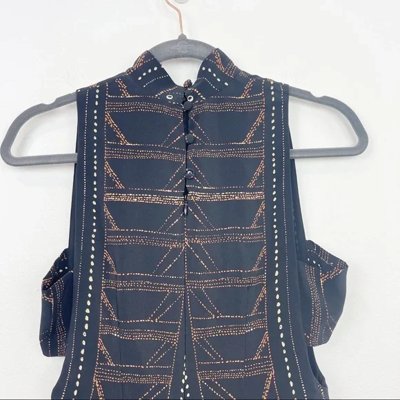 Stone Cold Fox Alfie Black Sleeveless Mini Dress Size 1 RARE - Picture 9 of 9